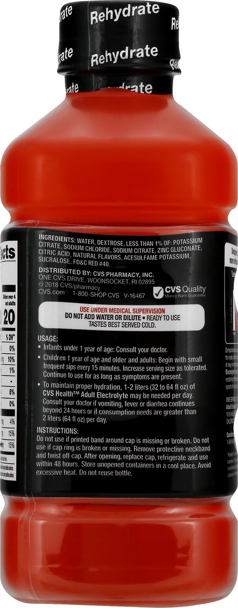 slide 10 of 12, CVS Health Electrolyte Solution, Fruit Punch, 33.8 Fl Oz, 1 liter
