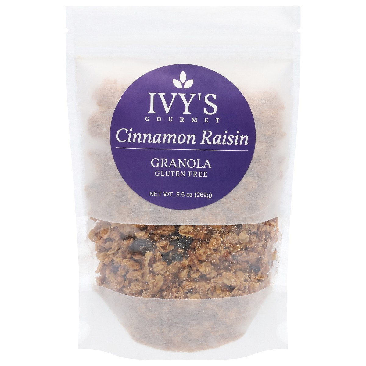 slide 1 of 4, Ivy's Gourmet Cinnamon Raisin Granola 9.5 oz, 9.5 oz