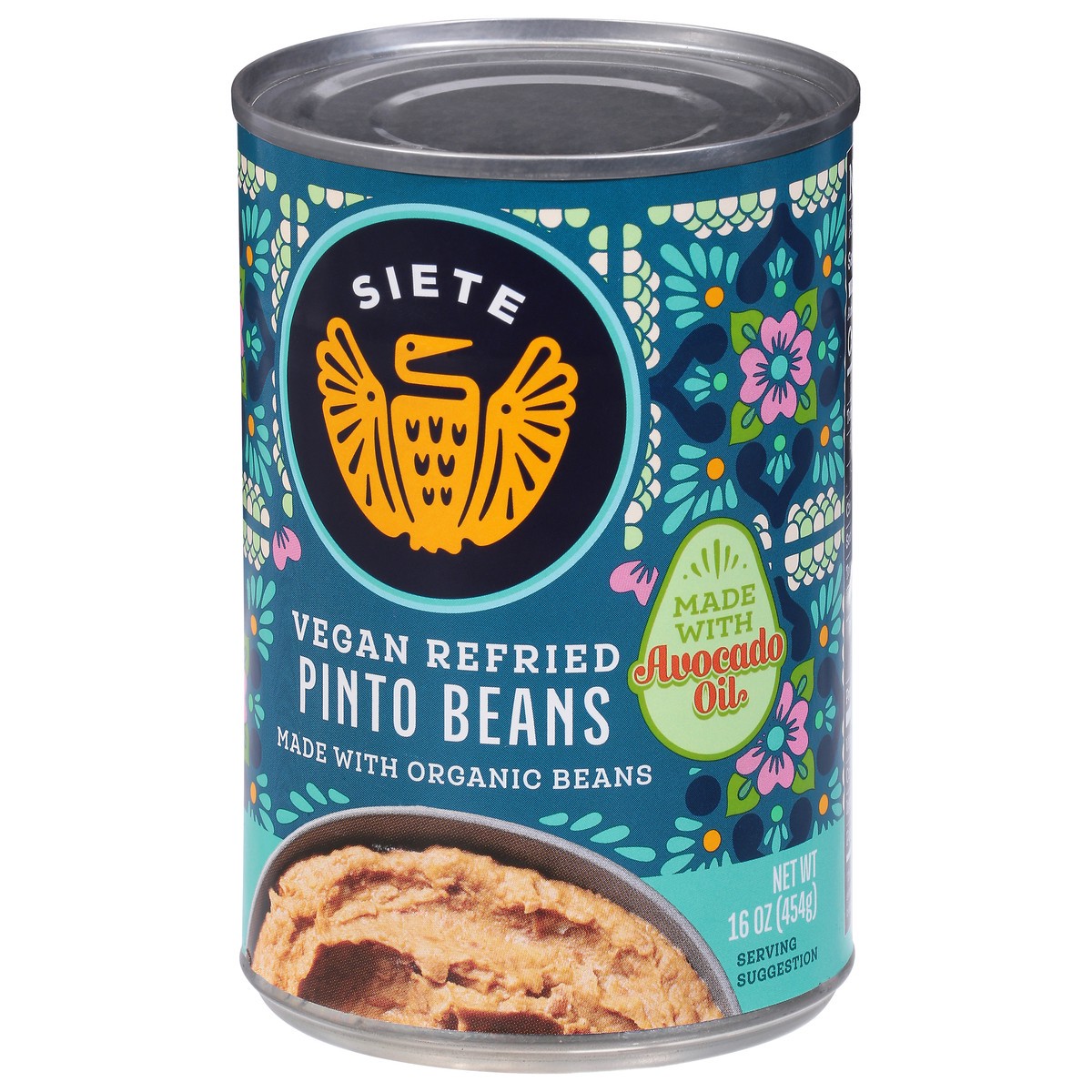 Siete Refried Vegan Pinto Beans 16 oz 1 ct Shipt