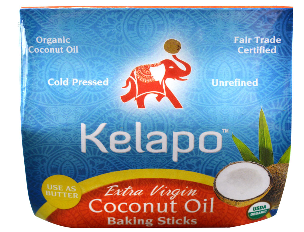 slide 1 of 4, Kelapo Extra Virgin Coconut Oil Baking Sticks, 8 oz