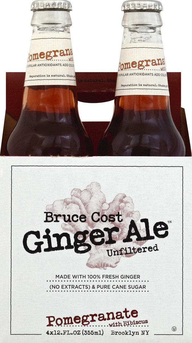 slide 1 of 5, Bruce Cost Ginger Ale - 4 ct, 4 ct