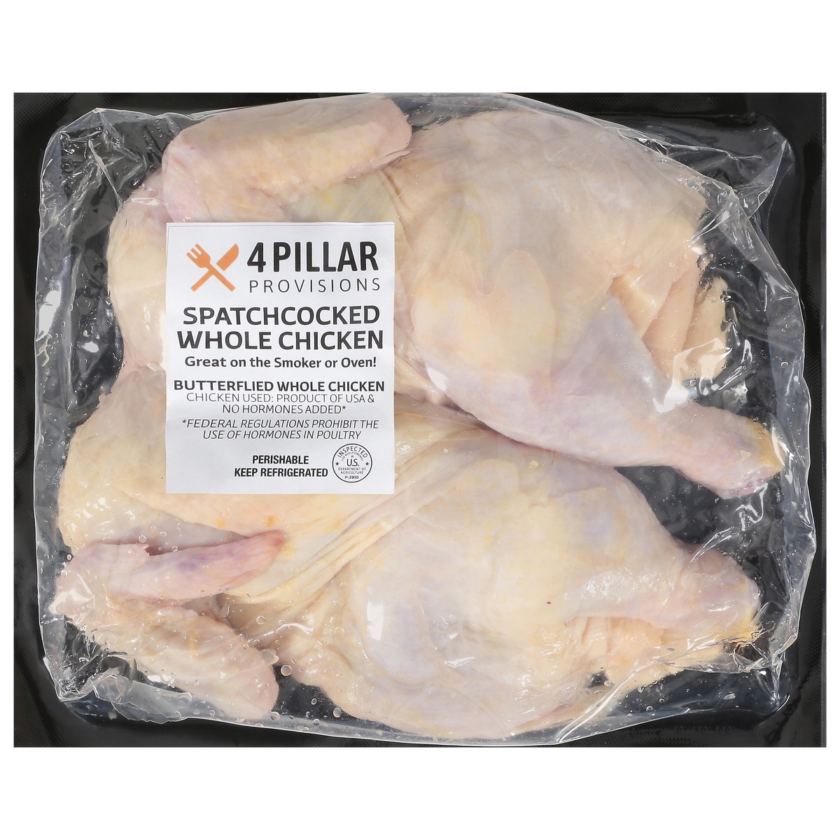 slide 2 of 4, 4 Pillar Provisions Whole Spatchcocked Chicken 1 Each, 1 ct