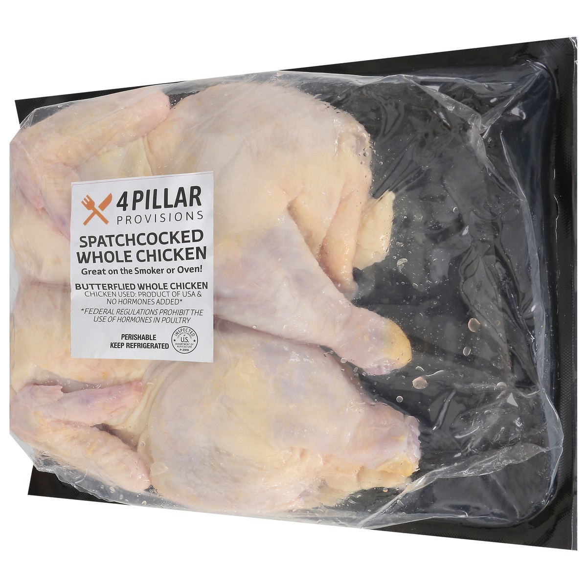 slide 3 of 4, 4 Pillar Provisions Whole Spatchcocked Chicken 1 Each, 1 ct