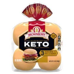 Brownberry Keto Buns, 8 count, 12 oz