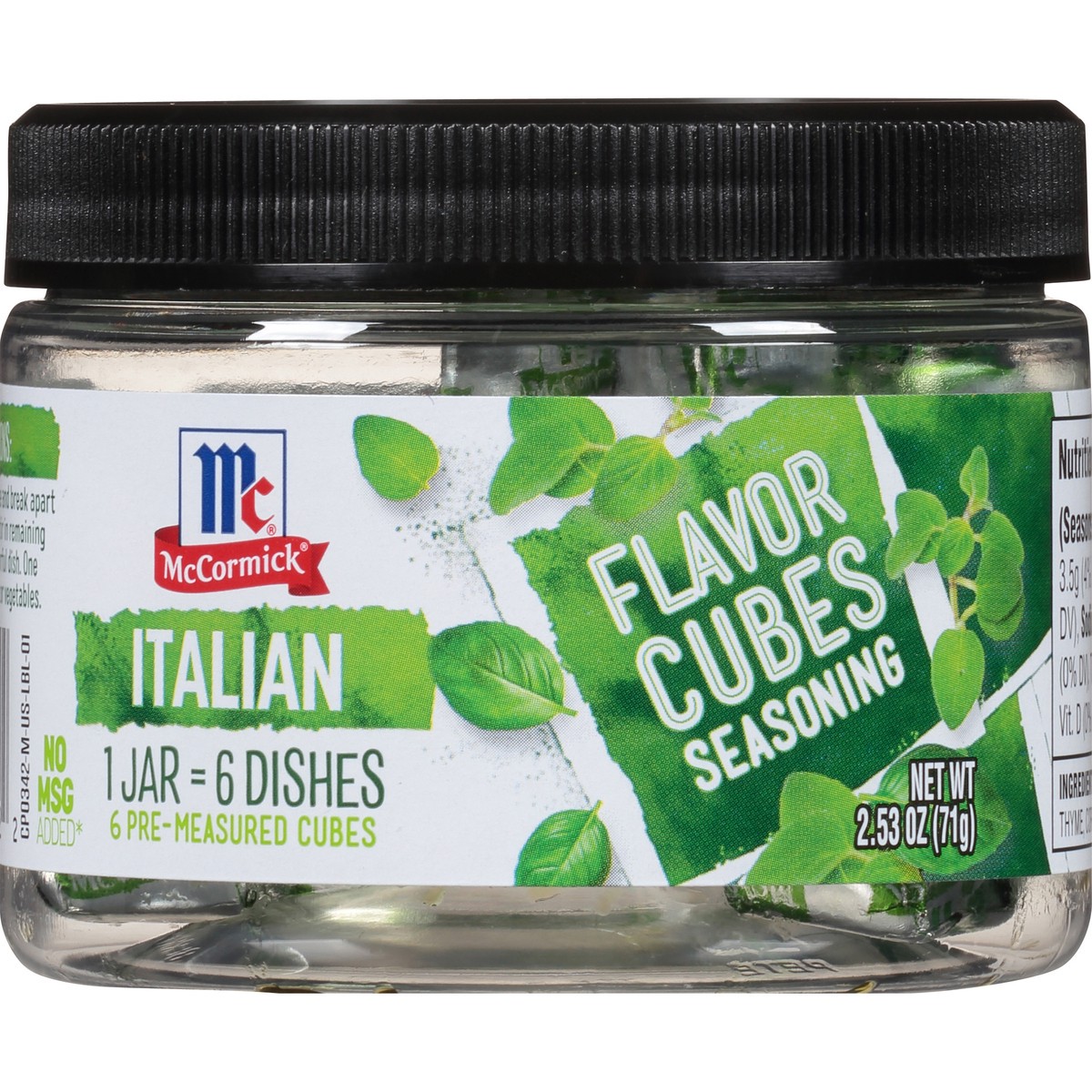 slide 1 of 12, McCormick Italian Flavor Cubes Seasoning 2.53 oz. Jar, 2.53 oz