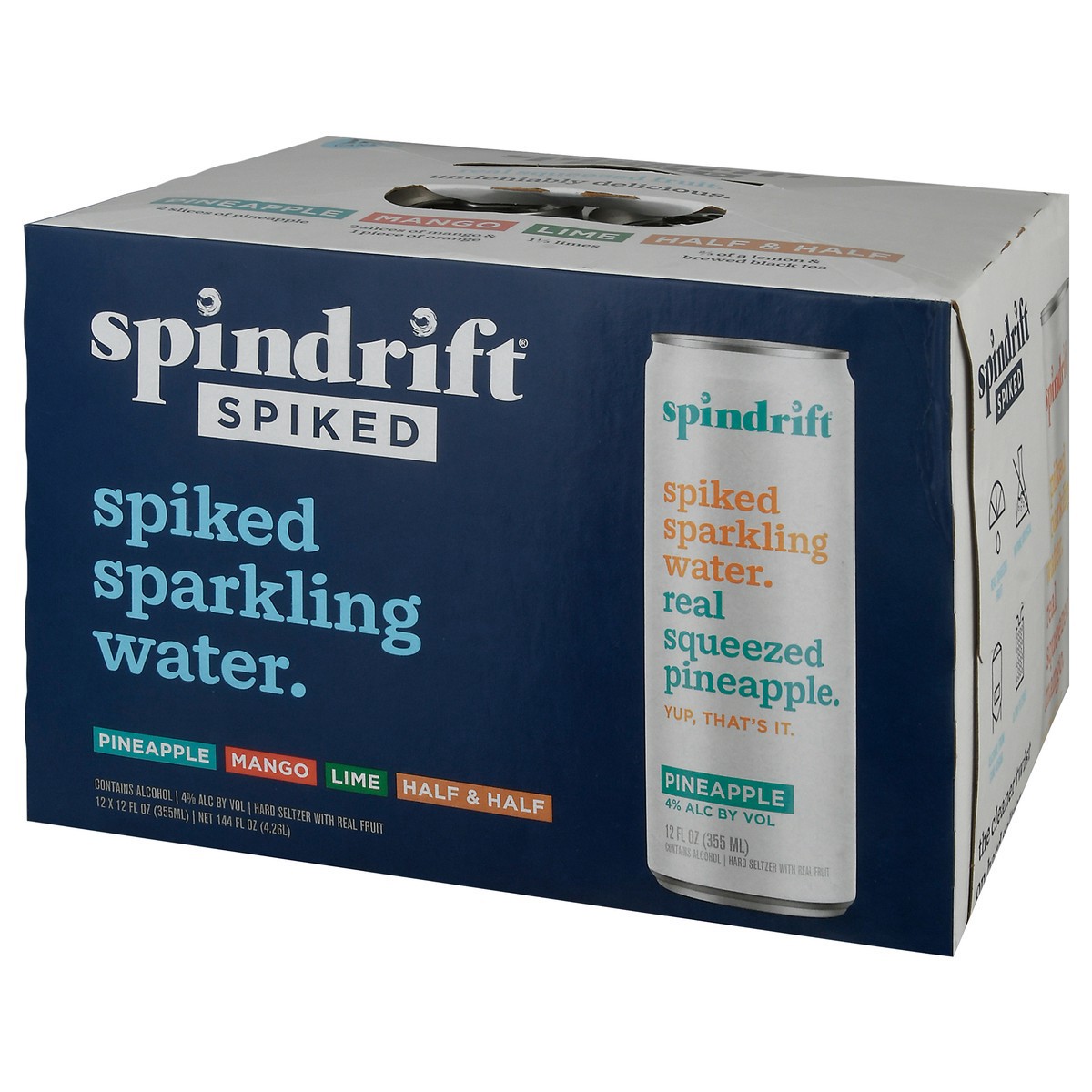 slide 3 of 10, Spindrift Staycarion Variety, 144 fl oz