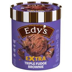 Edy's Edy’s Extra Triple Fudge Brownie, 1.5 Qt