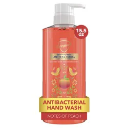 Safeguard Antibacterial Hand Soap Notes of Peach, 15.5 oz