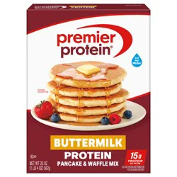 Premier Protein Buttermilk Complete Pancake & Waffle Mix 20oz