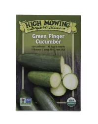 High Mowing Organic Seeds Green Finger Cucumber Seeds