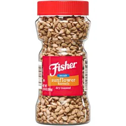 Fisher Sea Salted Dry Roasted Sunflower Kernels - 7.25 oz