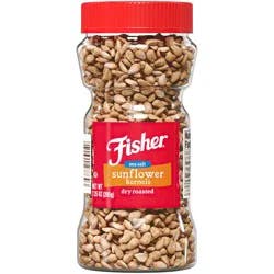 Fisher Sea Salted Dry Roasted Sunflower Kernels - 7.25 oz
