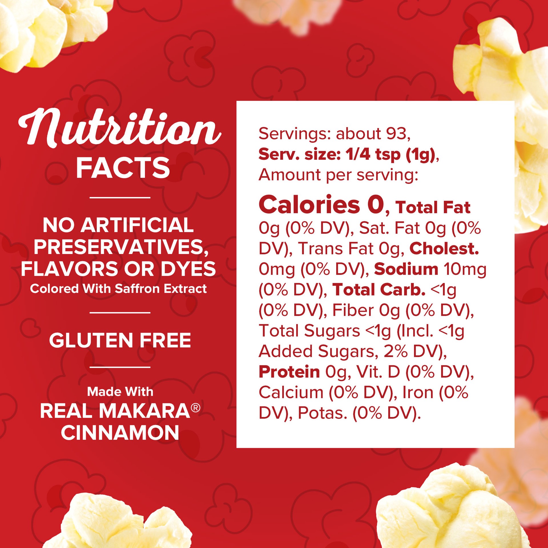 slide 4 of 5, Orville Redenbacher's Cinnabon Bakery Inspired Cinnamon Roll Flavored Popcorn Seasoning, 3.3 oz., 3.3 oz