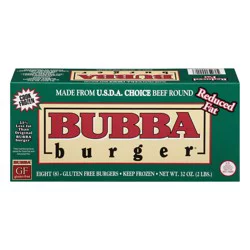 BUBBA Burger Reduced Fat Burgers 8 ea