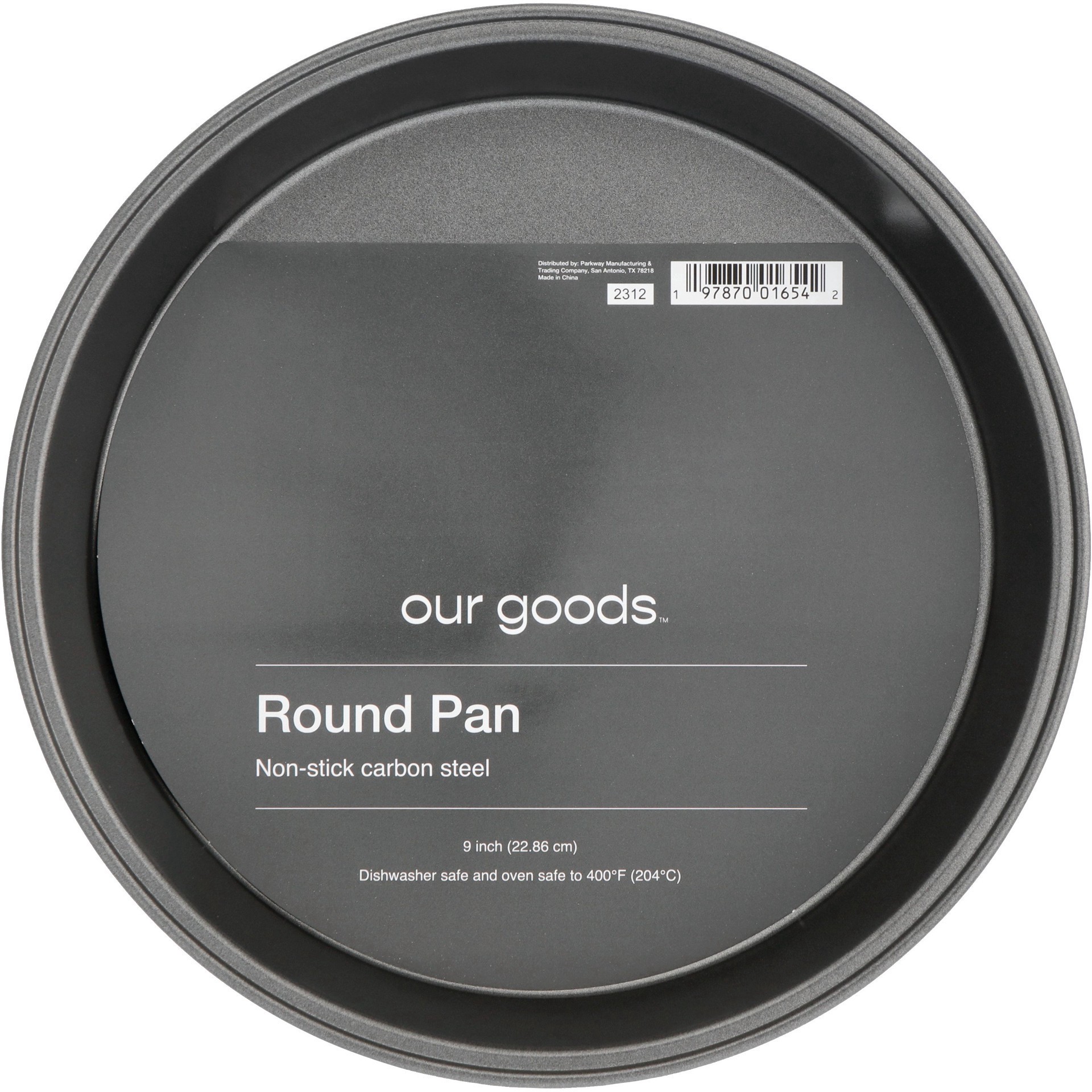 slide 1 of 1, our goods Round Cake Pan, 9 in