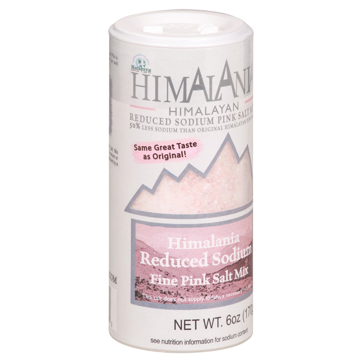slide 3 of 12, Himalania Natierra Himalania Himalayan Fine Pink Salt Reduced Sodium Mix Shaker, 6 oz