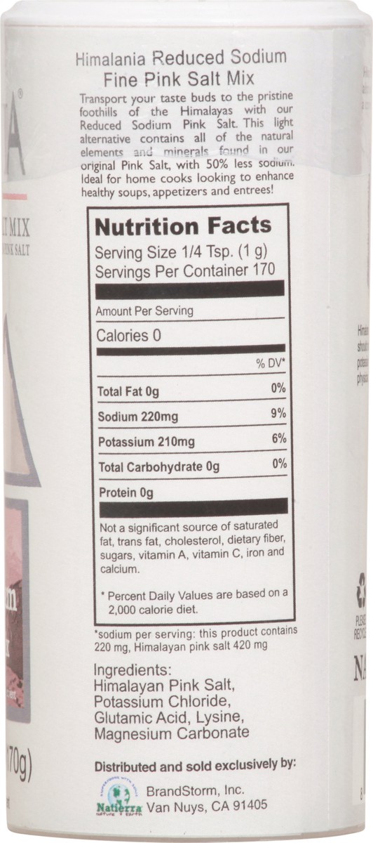 slide 8 of 12, Himalania Reduced Sodium Himalayan Pink Salt Mix 6 oz, 6 oz