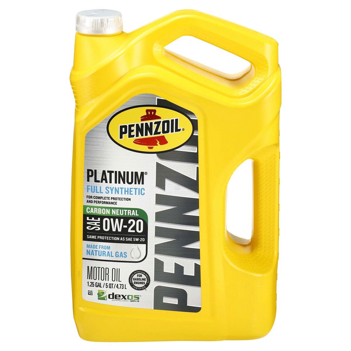 slide 1 of 5, Pennzoil Platinum Full Synthetic, 5 qt