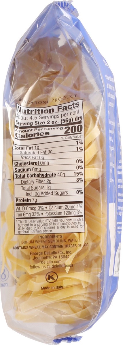 slide 12 of 13, DeLallo Del Pasta Taglatelle Nest, 8.82 oz
