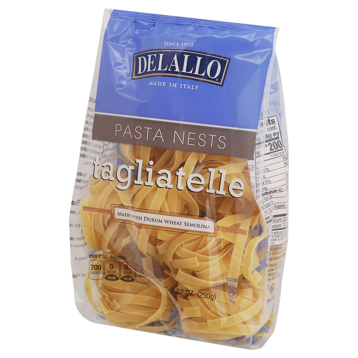 slide 4 of 13, DeLallo Del Pasta Taglatelle Nest, 8.82 oz