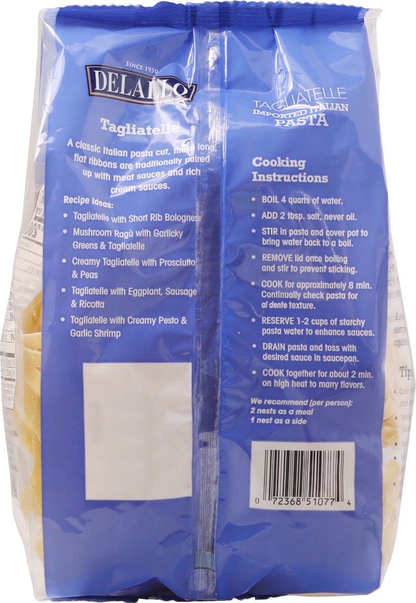 slide 3 of 13, DeLallo Del Pasta Taglatelle Nest, 8.82 oz