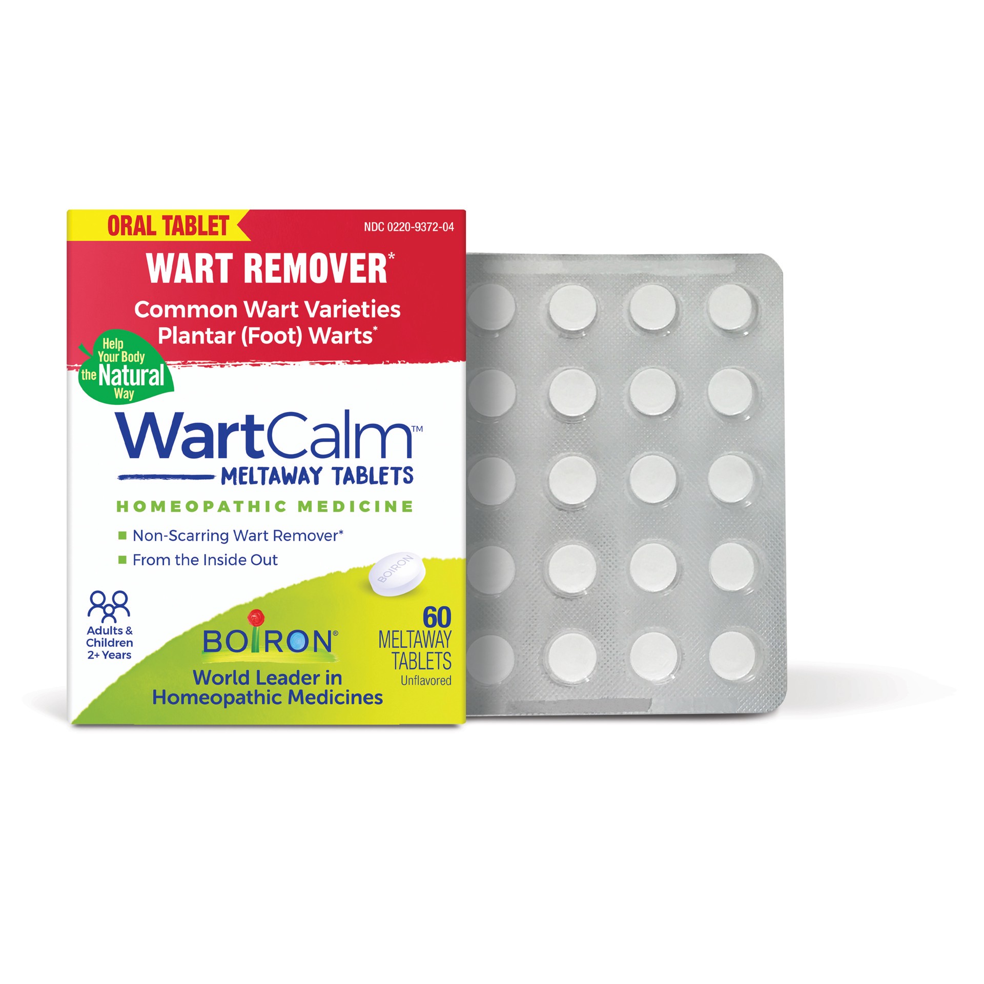slide 1 of 7, Boiron Wart Calm, 60 ct
