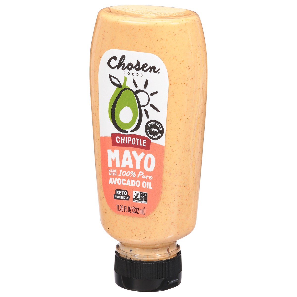 slide 5 of 13, Chosen Foods Chipotle Avocado Oil Squeeze Mayo 11.25 oz, 11.25 fl oz