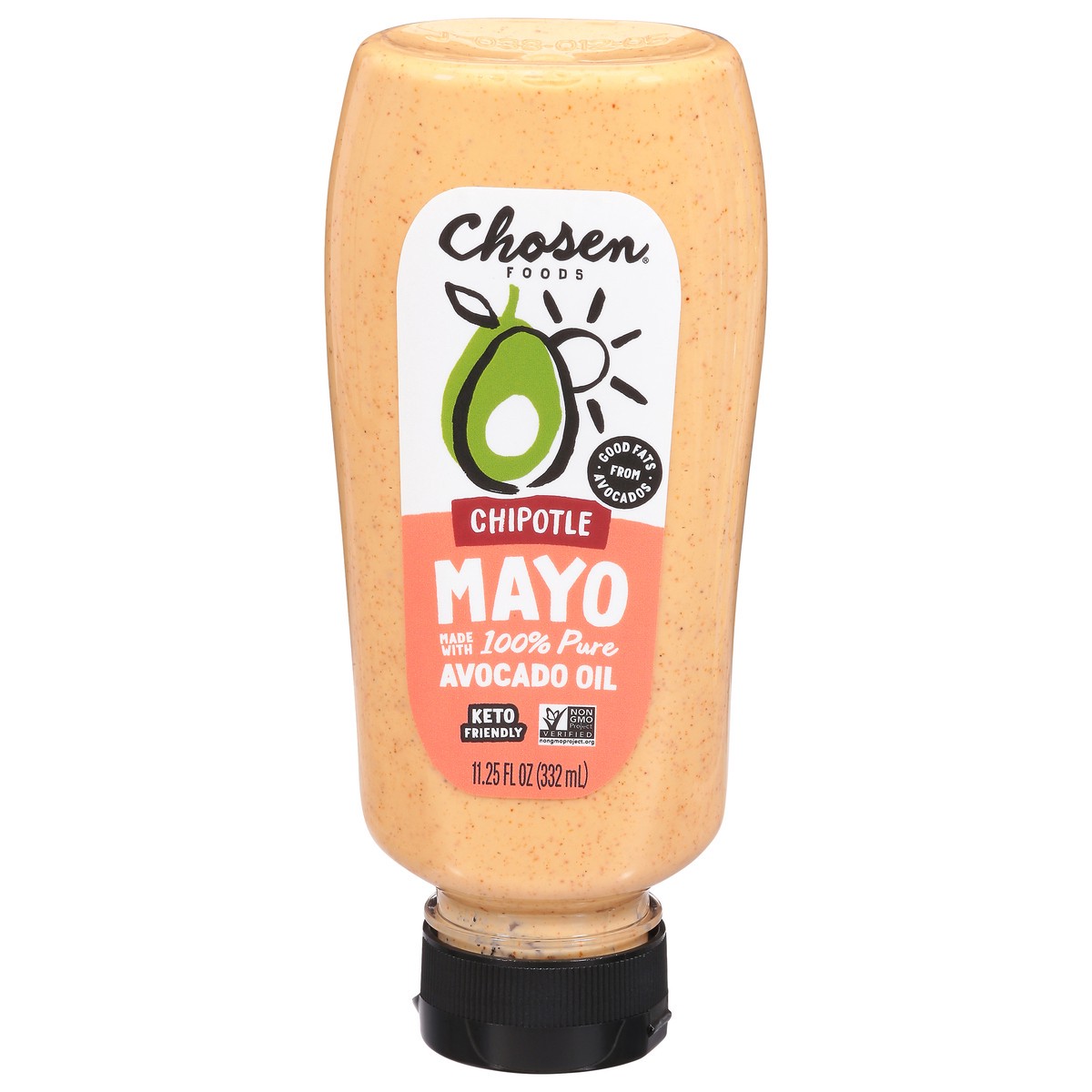 slide 3 of 13, Chosen Foods Chipotle Avocado Oil Squeeze Mayo 11.25 oz, 11.25 fl oz
