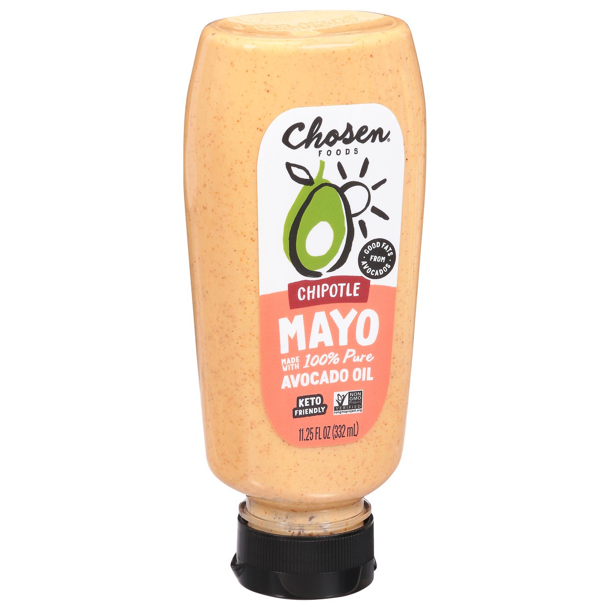 slide 2 of 13, Chosen Foods Chipotle Avocado Oil Squeeze Mayo 11.25 oz, 11.25 fl oz