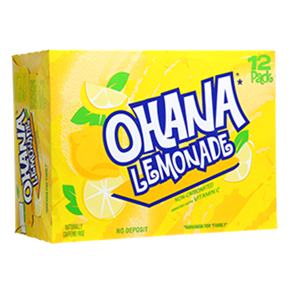 slide 1 of 1, Ohana Lemonade/cans, 144 oz