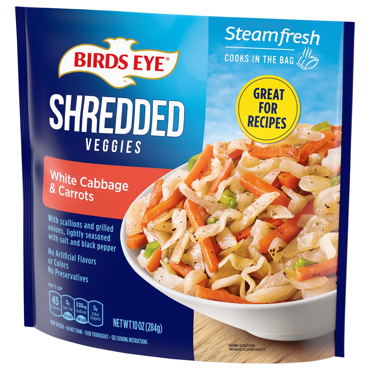 slide 4 of 8, Birds Eye Shredded Veggies White Cabbage & Carrots 10 oz, 10 oz