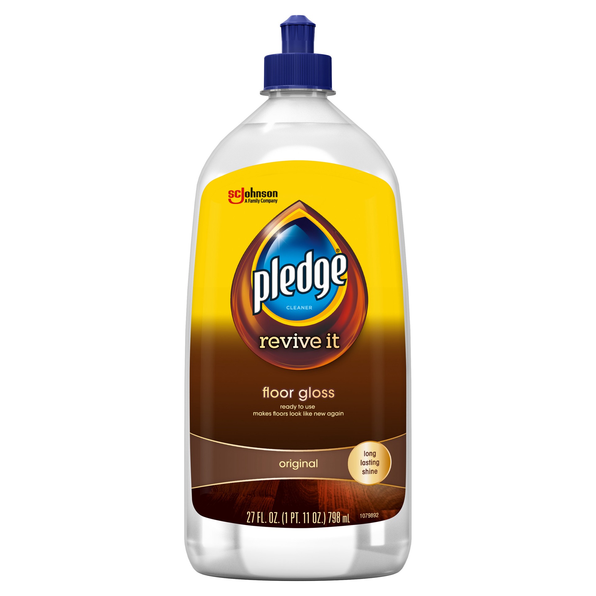 slide 1 of 7, Pledge Multi-Surface Finish Floor Care, 27 fl oz