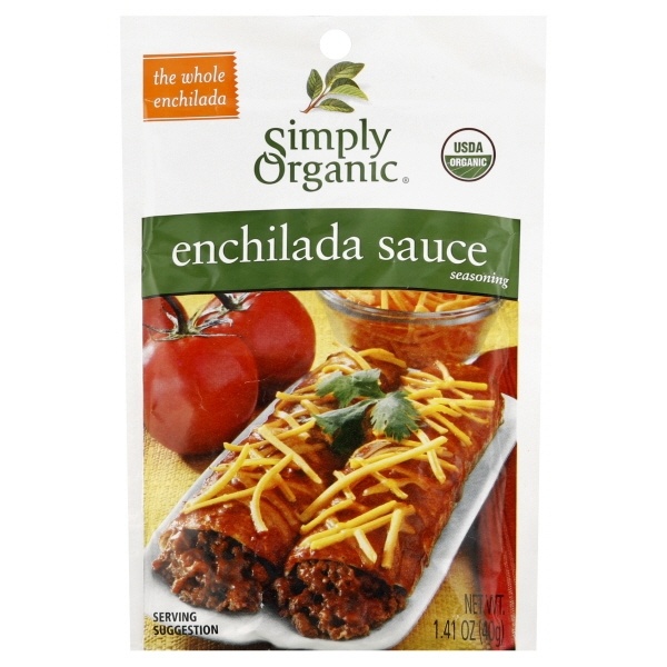 slide 1 of 1, Simply Organic Enchilada Seasoning, 1.41 oz