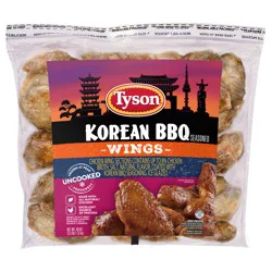 Tyson Korean BBQ Frozen Chicken Wings, 40 oz Bag