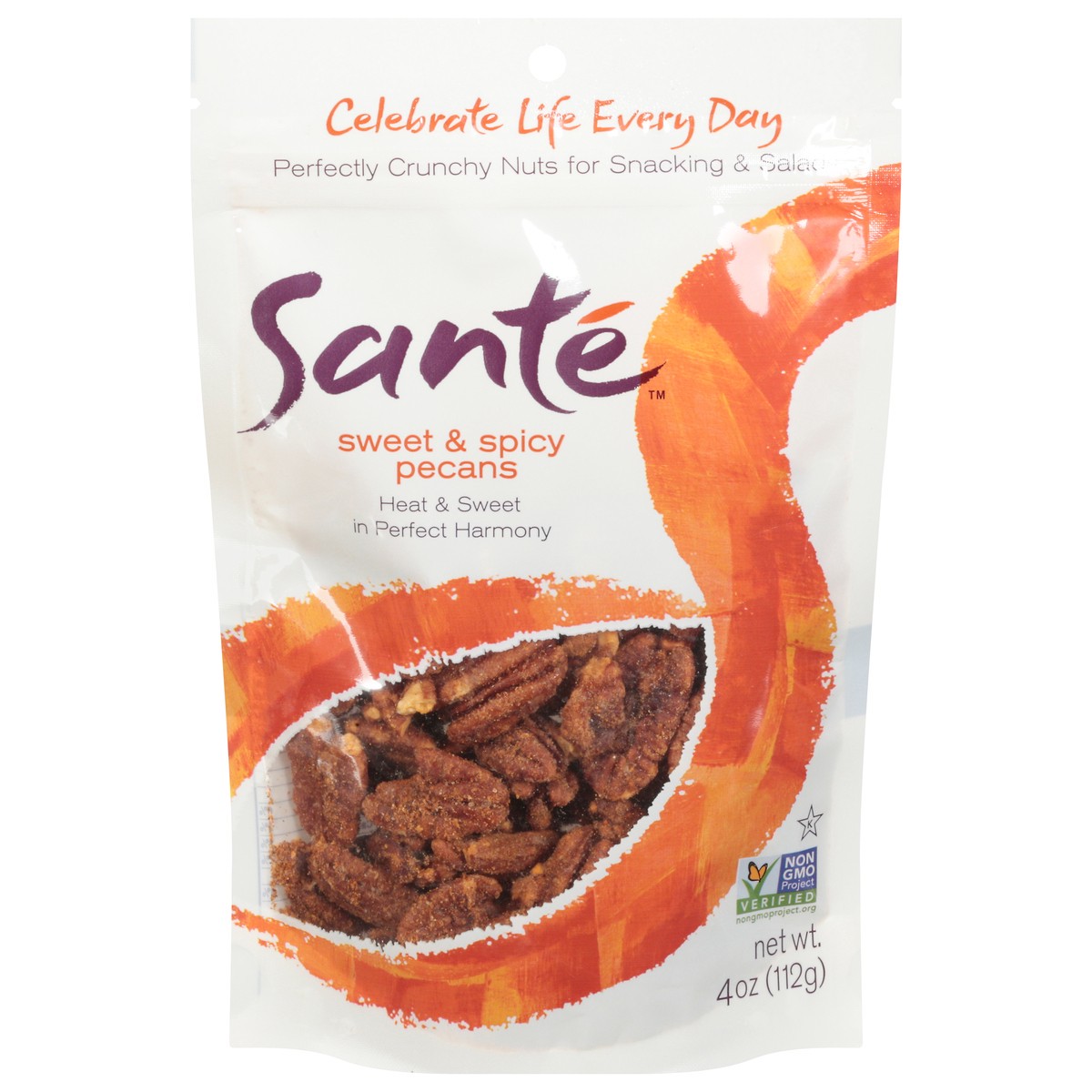 slide 9 of 12, Santé Sweet & Spicy Pecans 4 oz, 4 oz