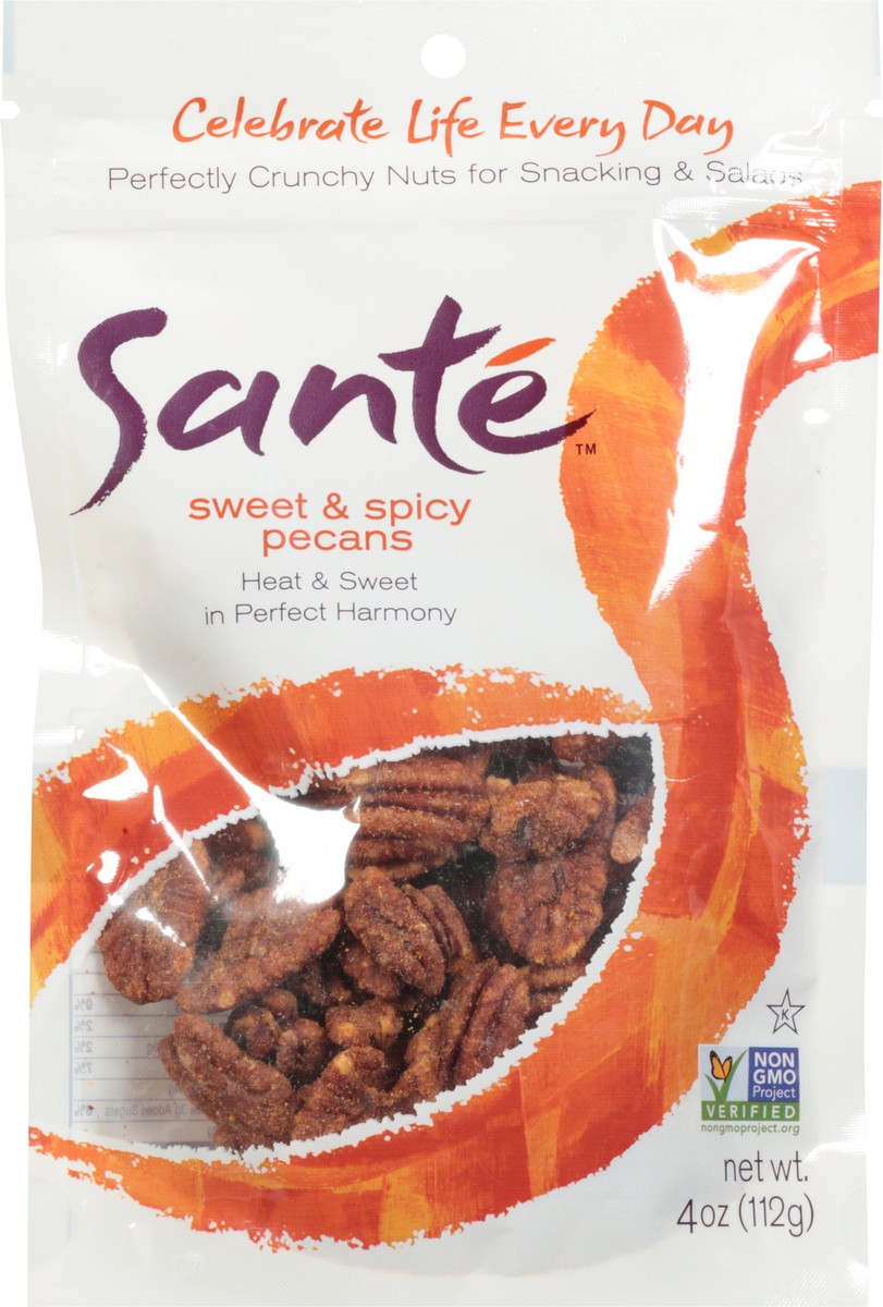 slide 10 of 12, Santé Sweet & Spicy Pecans 4 oz, 4 oz