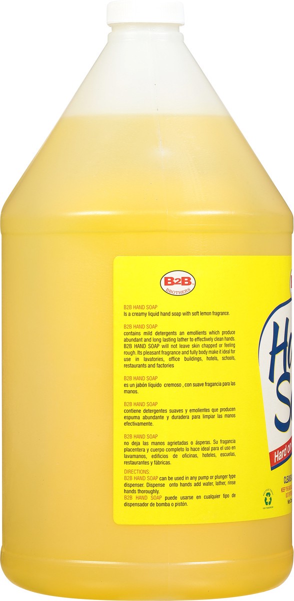 slide 4 of 9, B2B Brothers Hard On Germs Lemon Fragrance Hand Soap 1 gal, 1 gal