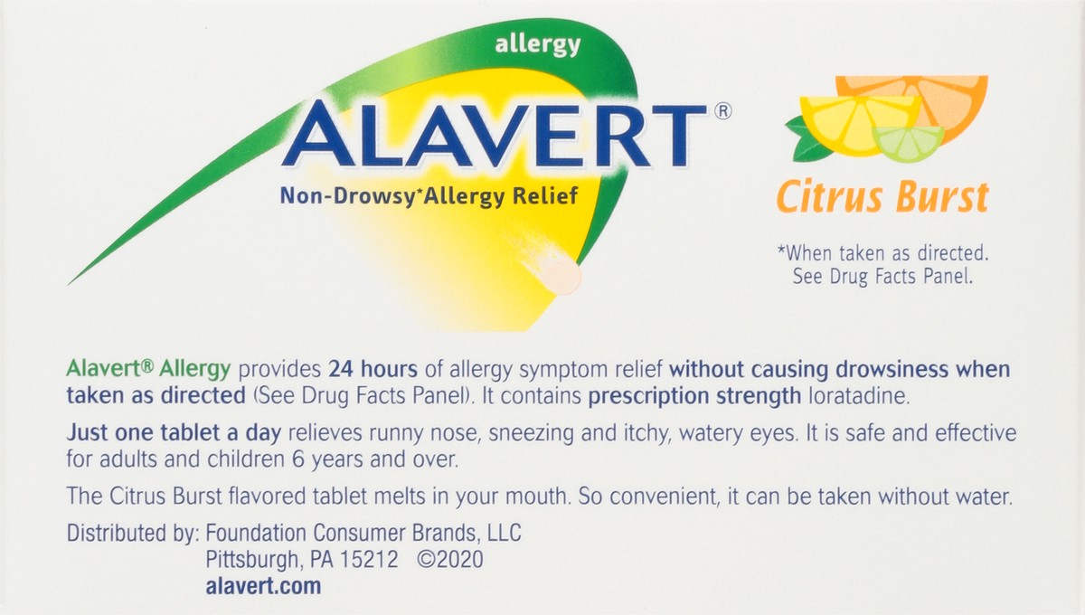 slide 5 of 9, Alavert Allergy Relief, 60 ct