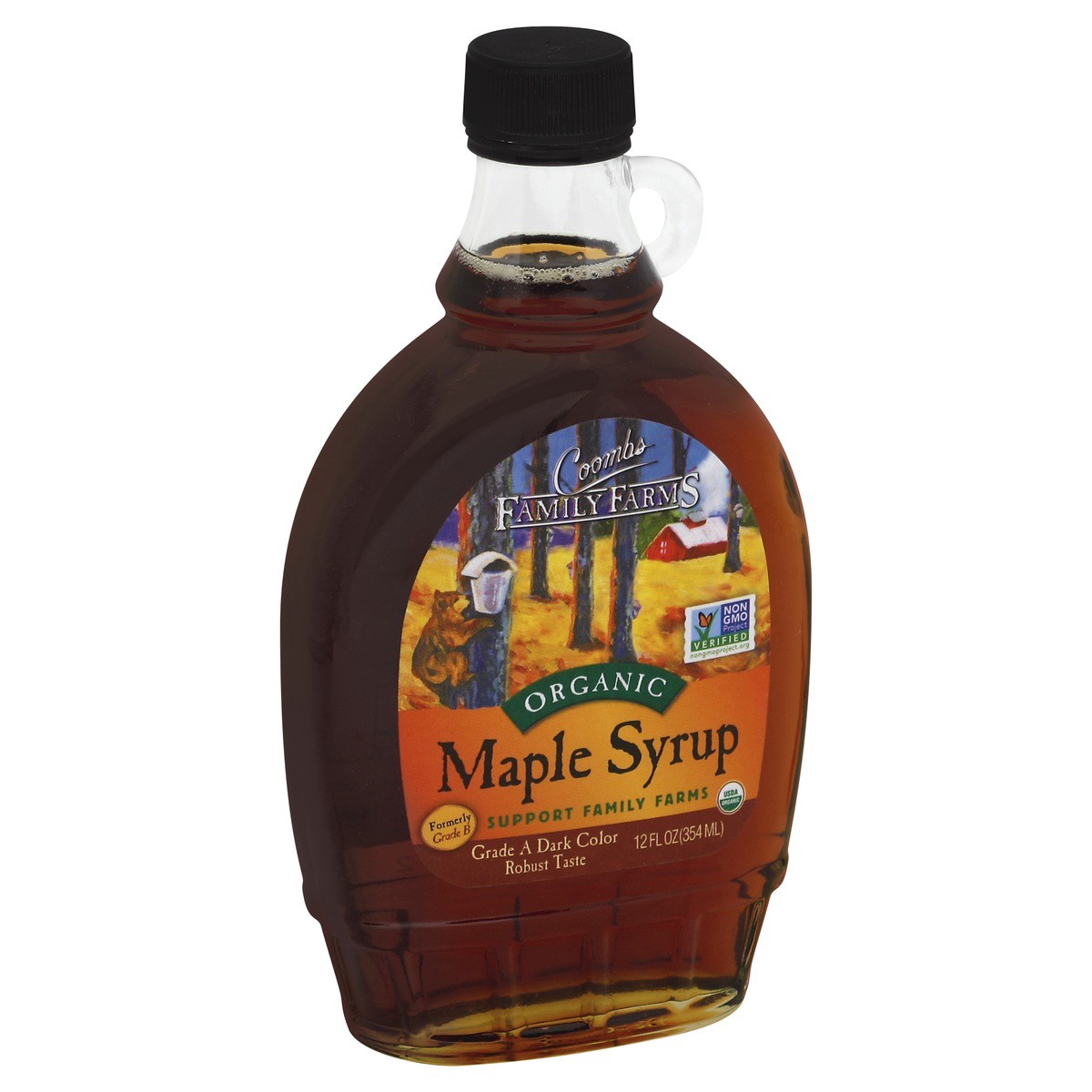 slide 1 of 2, Coombs Family Farms Organic Maple Syrup, 12 fl oz