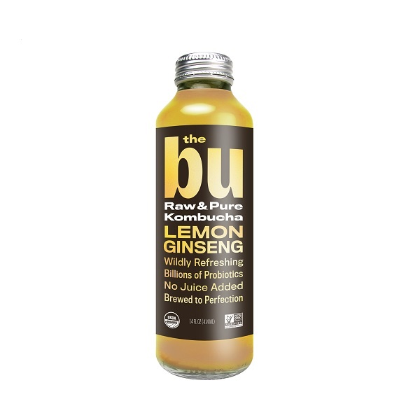 slide 1 of 1, The Bu Organic Lemon Guayusa Kombucha - 14 fl oz, 14 fl oz