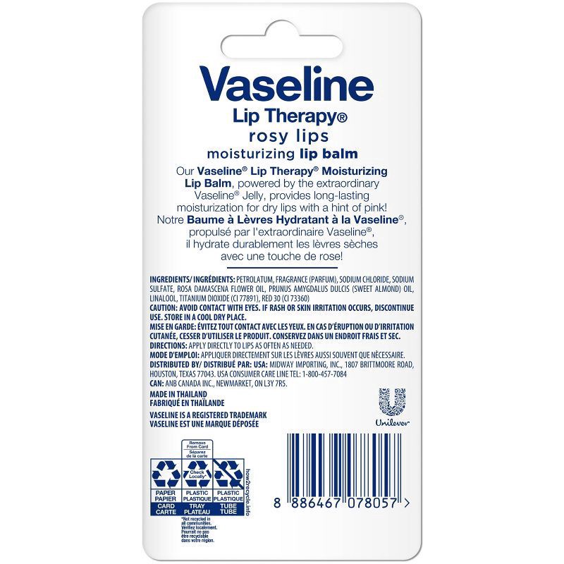 slide 2 of 2, Vaseline Lip Therapy - Rosy Tinted - Twin Pack, 1 ct