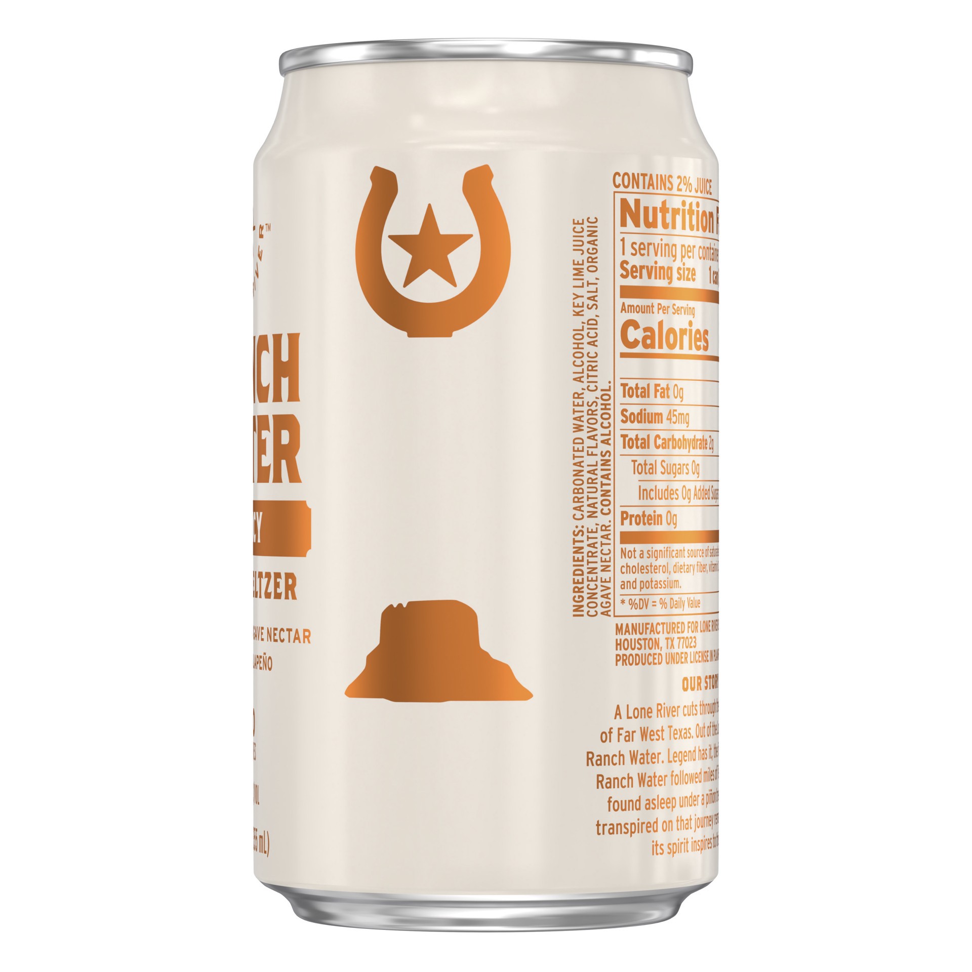 slide 5 of 9, Lone River Ranch Water Spicy Hard Seltzer, 12oz Cans, 6pk, 12 fl oz