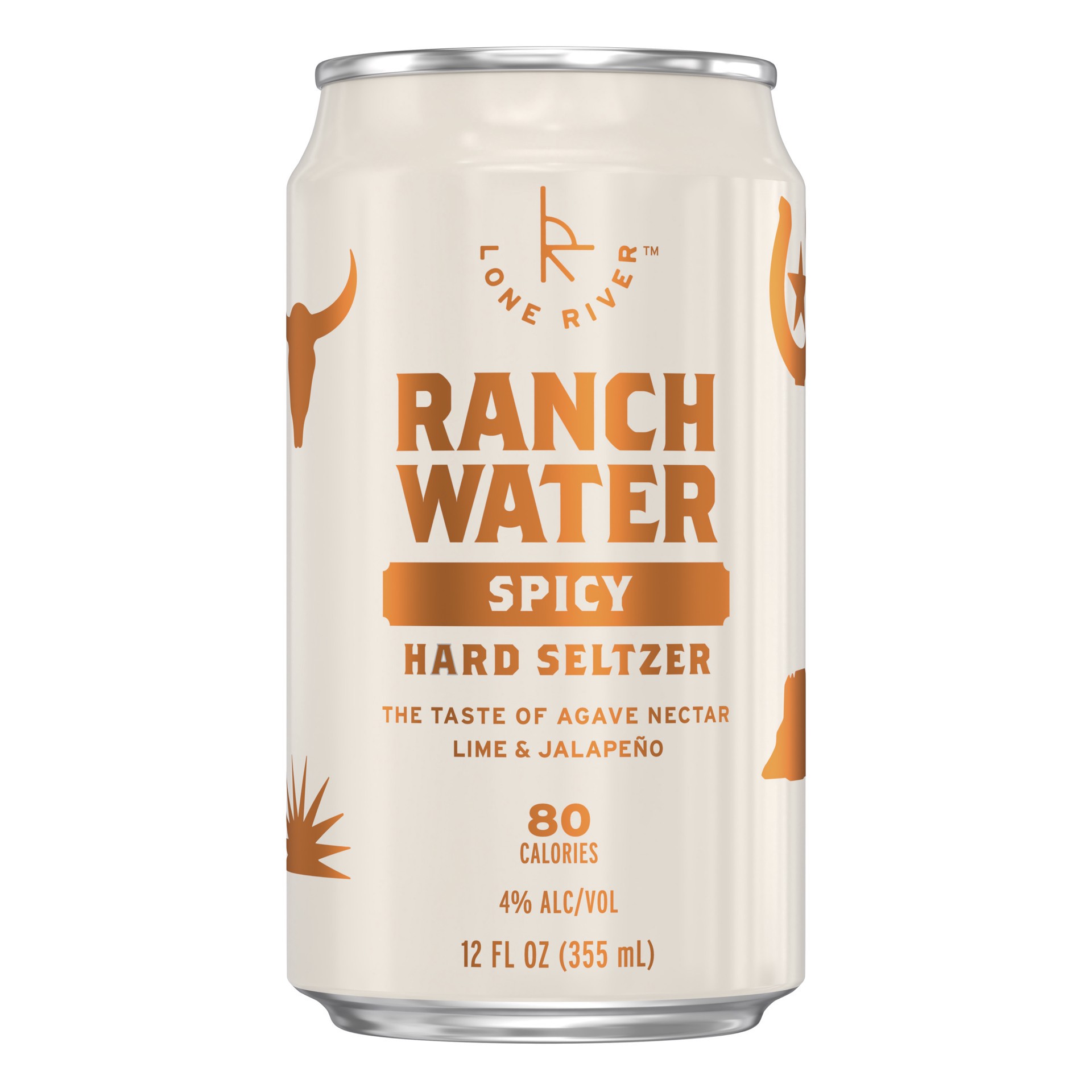 slide 6 of 9, Lone River Ranch Water Spicy Hard Seltzer, 12oz Cans, 6pk, 12 fl oz