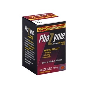 slide 1 of 1, Phazyme Ultra Strength Gas Relief, 60 ct