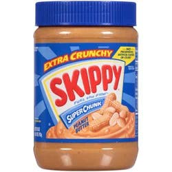 Skippy Super Chunk Extra Crunchy Peanut Butter 28 oz. Jar