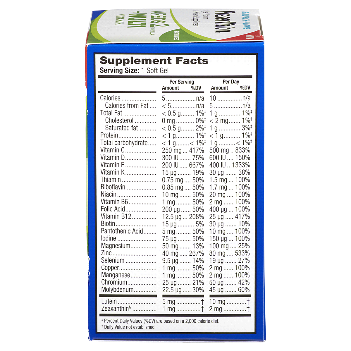 slide 6 of 8, PreserVision AREDS 2 Formula + MultiVitamin Vitamin & Mineral Supplement 100 ct Soft Gels, 100 ct