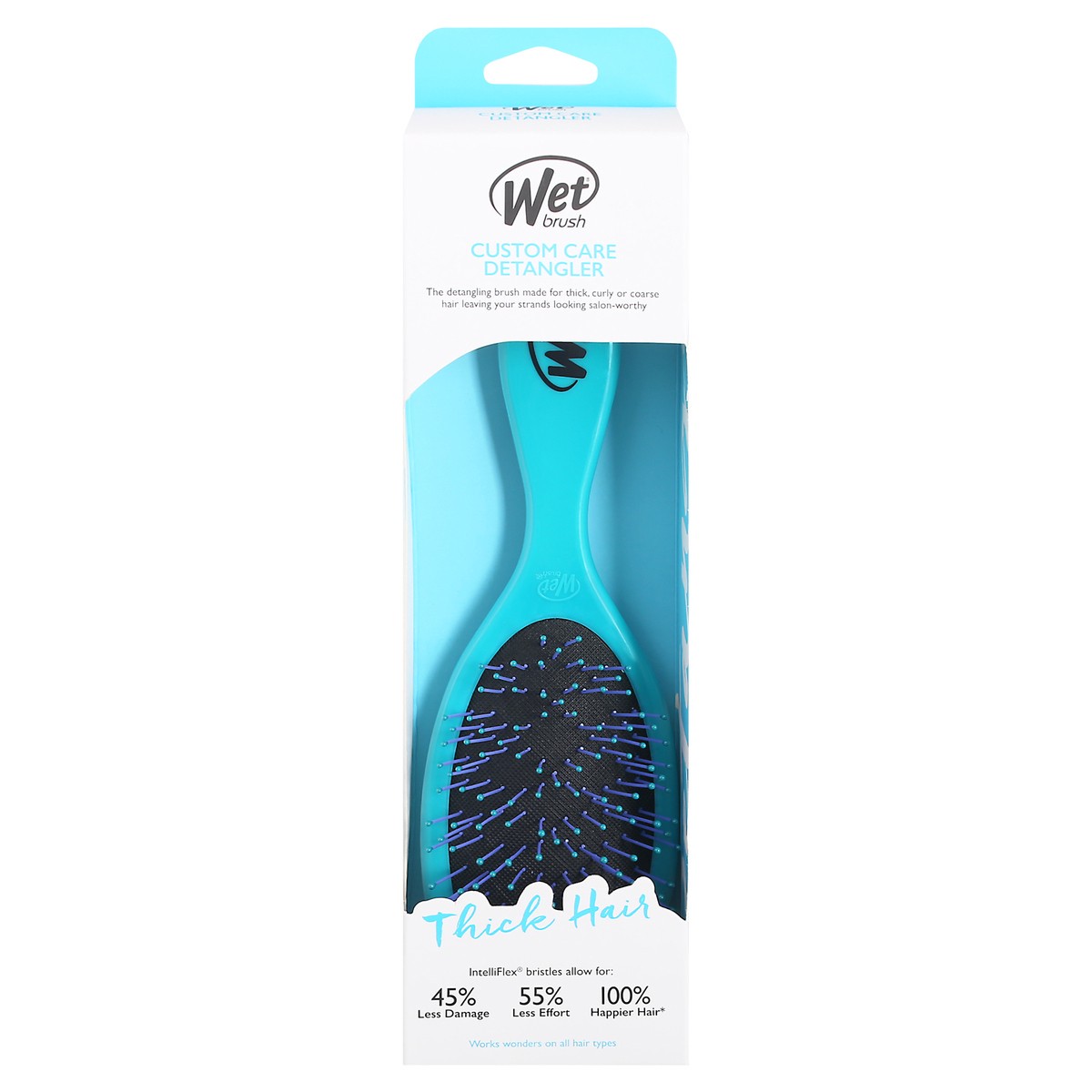 slide 1 of 9, Wet Brush Assorted Thick Hair Detangler Brush, 1 ct