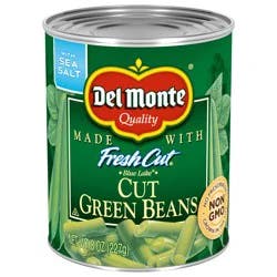 Del Monte Blue Lake Cut Green Beans, 8 oz Can