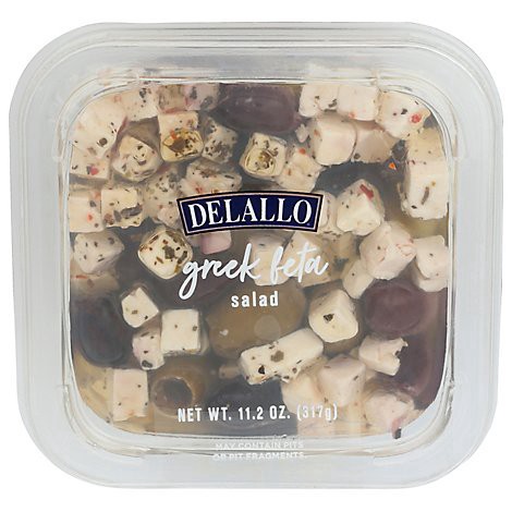slide 1 of 1, Delallo Greek Feta Salad - 11.2 Oz., 11.2 oz