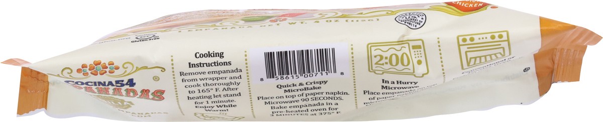 slide 3 of 9, Cocina54 Chicken & Peppers Empanada 4 oz, 4 oz